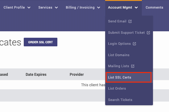 Ordering SSL Certificates